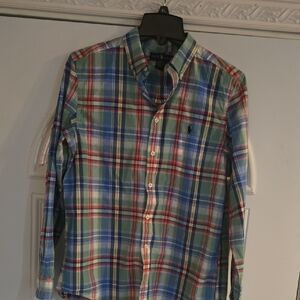 Ralph Lauren Kids Multicolor Plaid Button Down Shirt